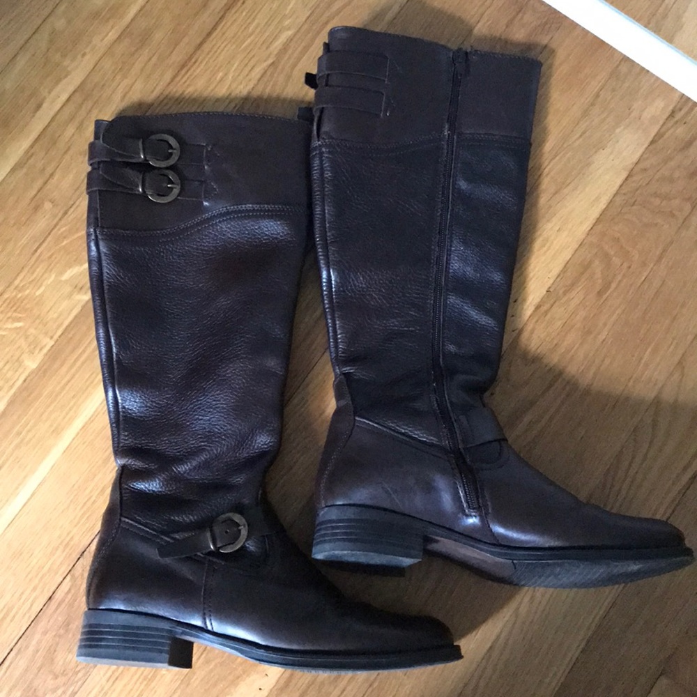 Aldo Leather Knee High Boots