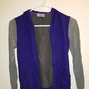 Multi colored hoodie