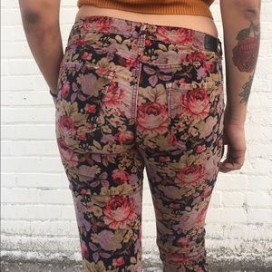 Floral Velvet BDG Jeans