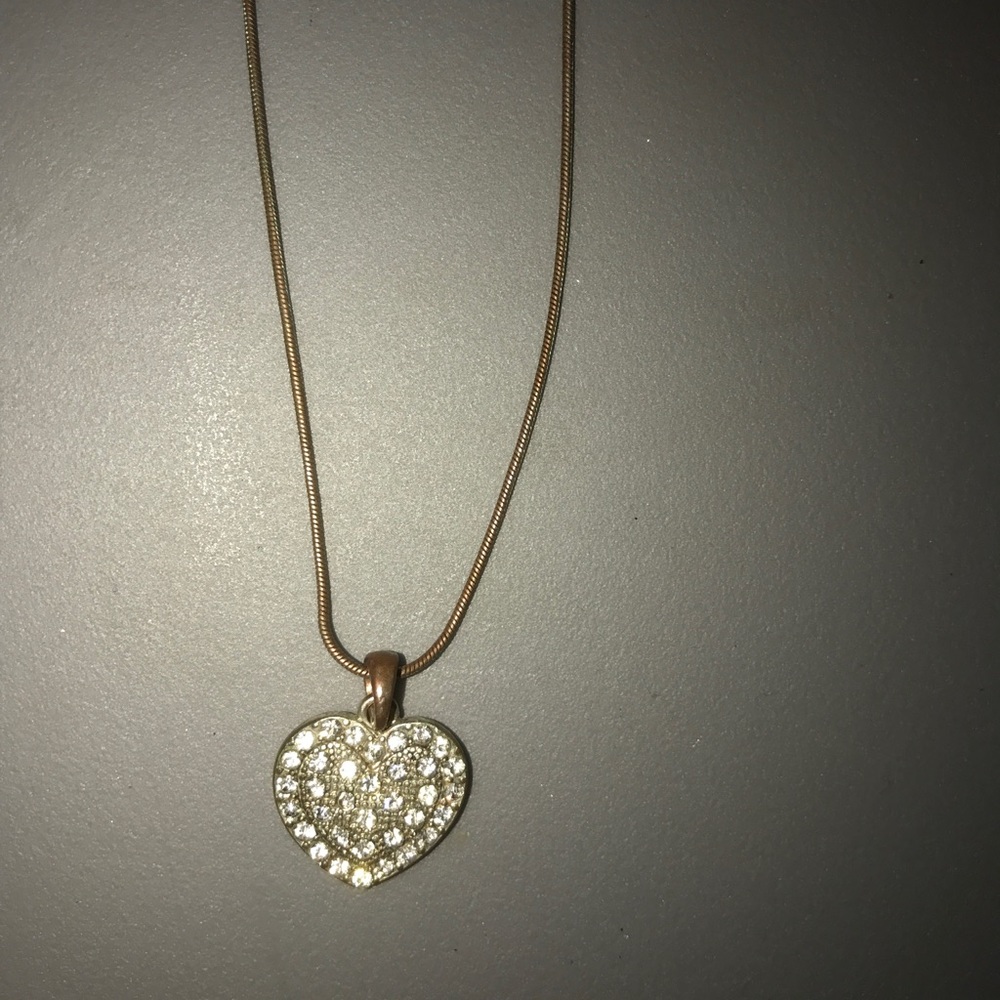Diamond heart necklace