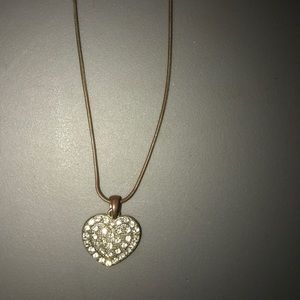 Diamond heart necklace
