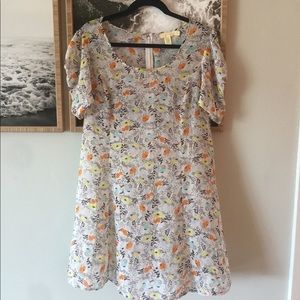 Urban Outfitters floral sleeve dress