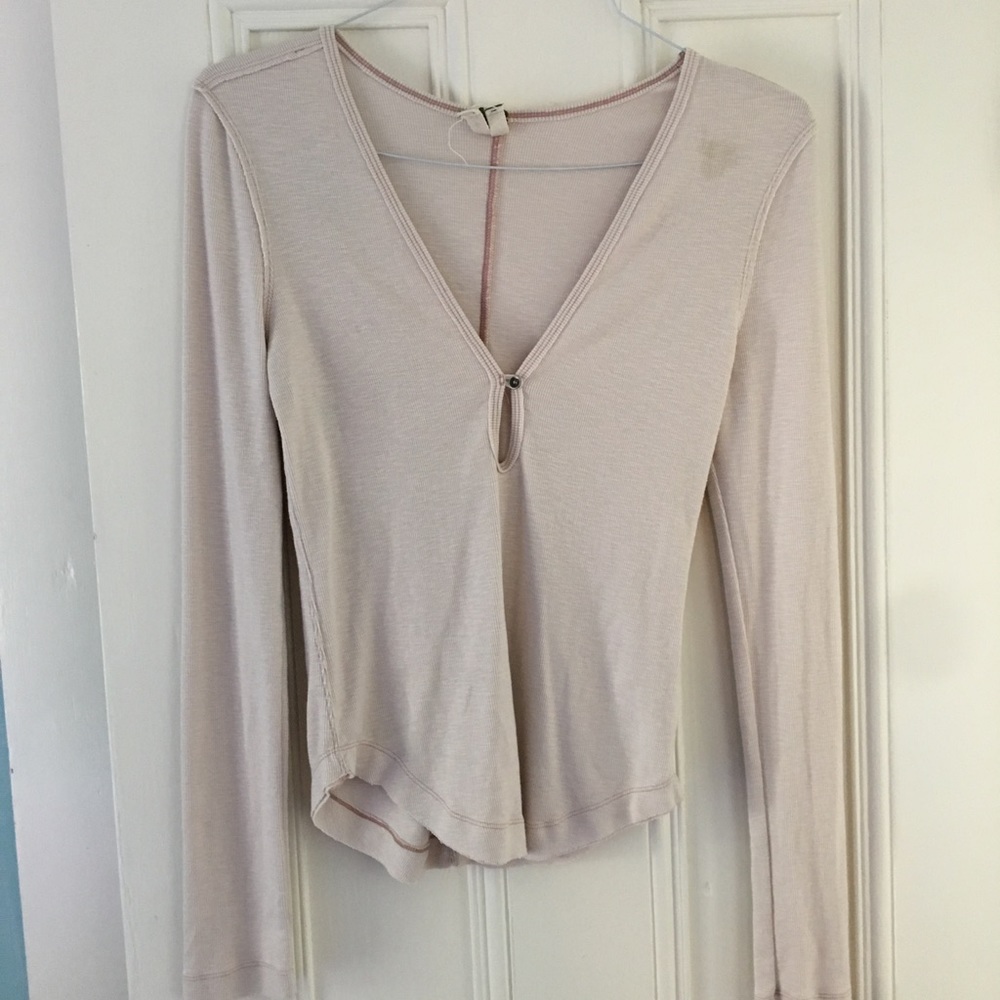 FREE PEOPLE keyhole top