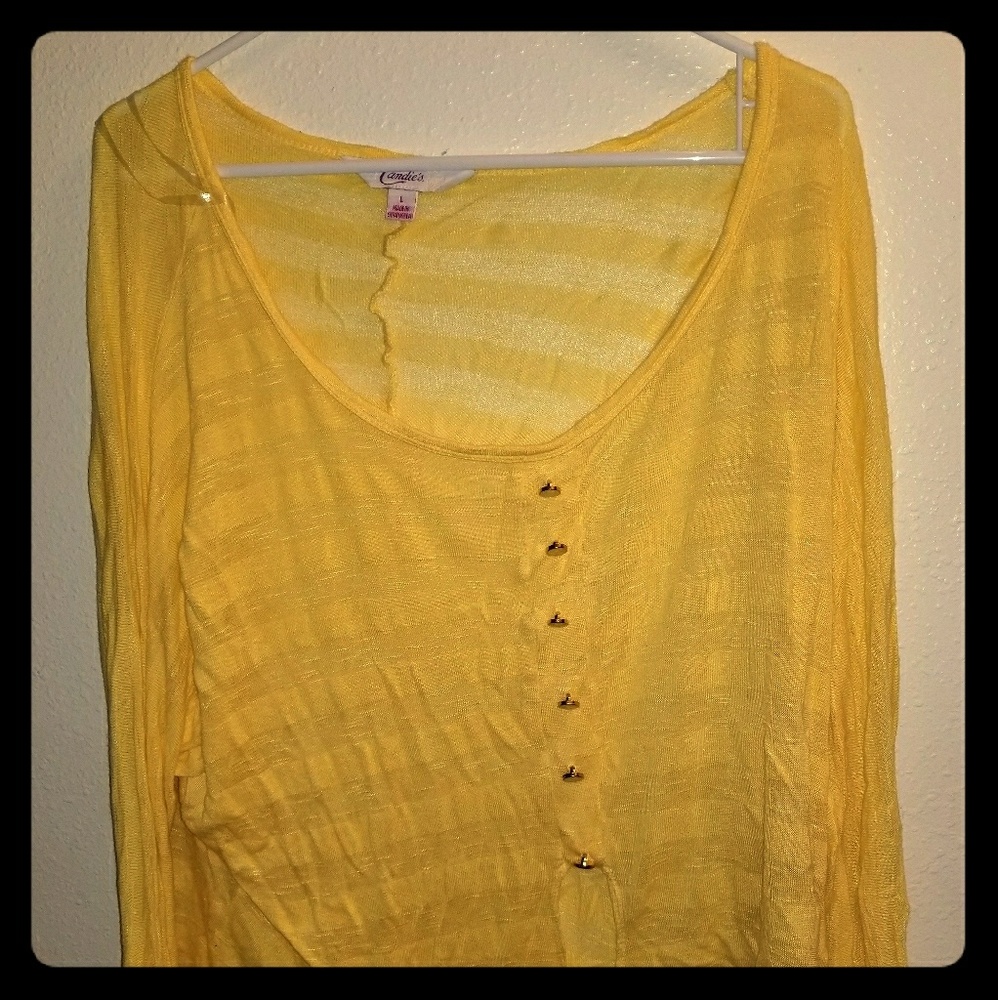 Yellow beach shirt