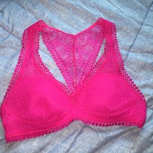 Pink bralette from Victoria's Secret