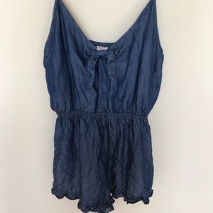 Denim Romper