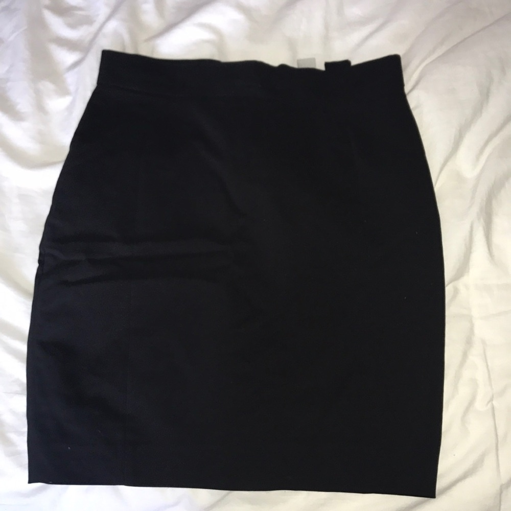 Black pencil skirt