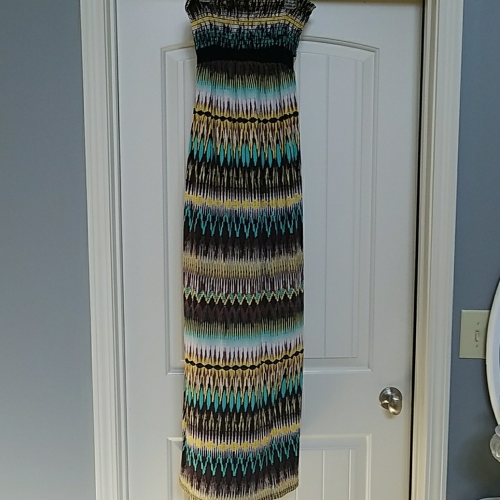 Printed maxi dress