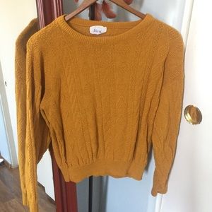 Mustard yellow sweater