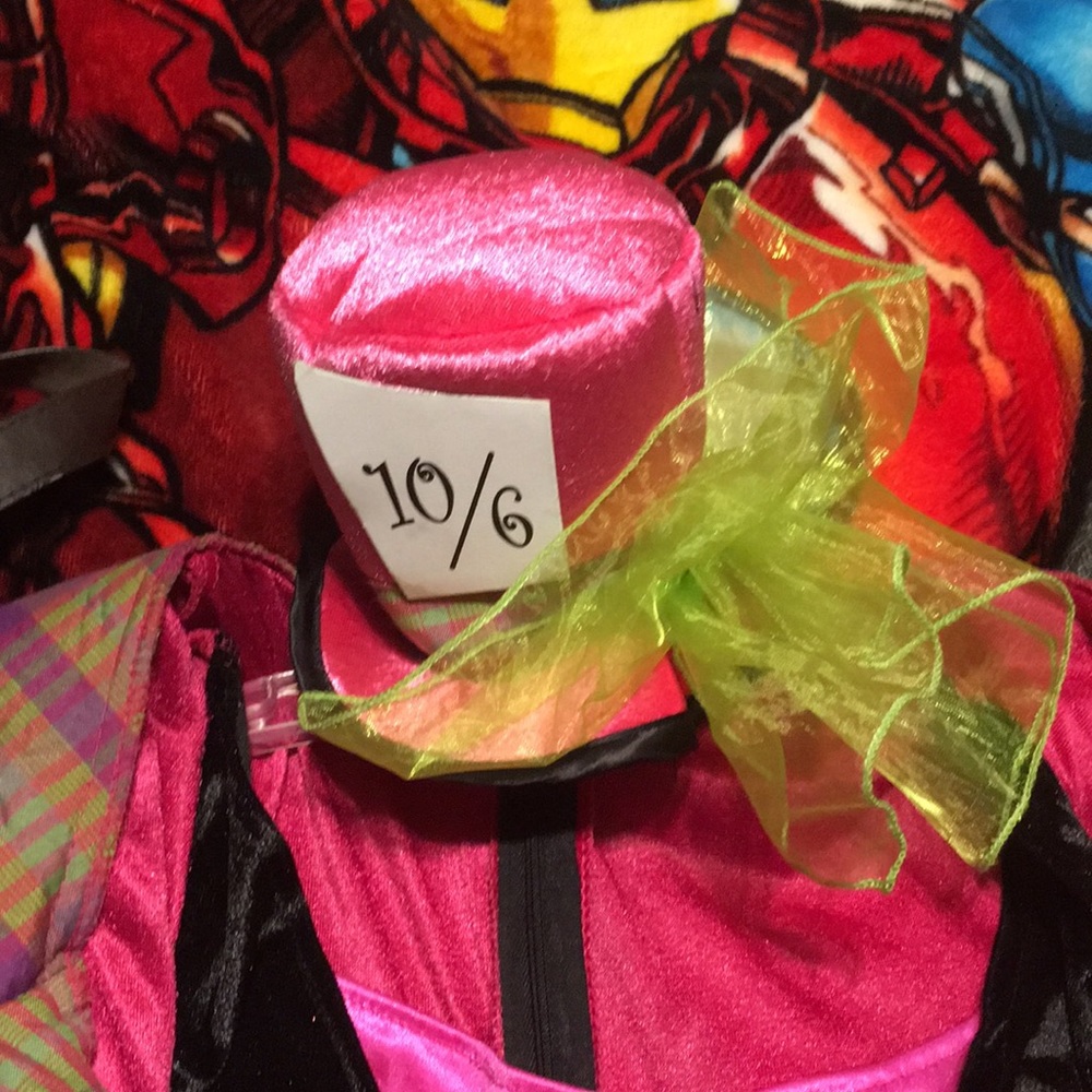 Mad Hatter Teen Costume w/hat
