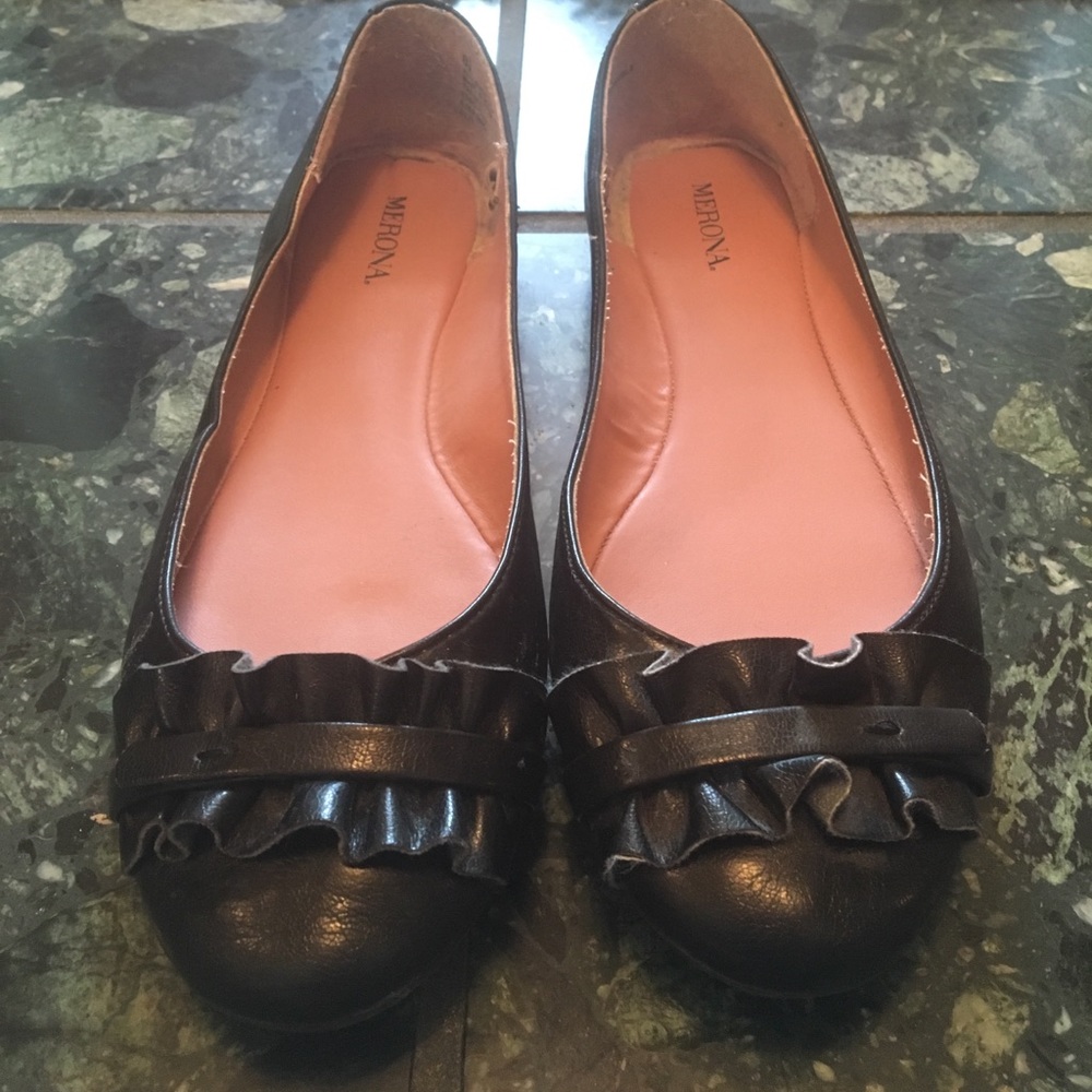 Black Flats. Size 8.5