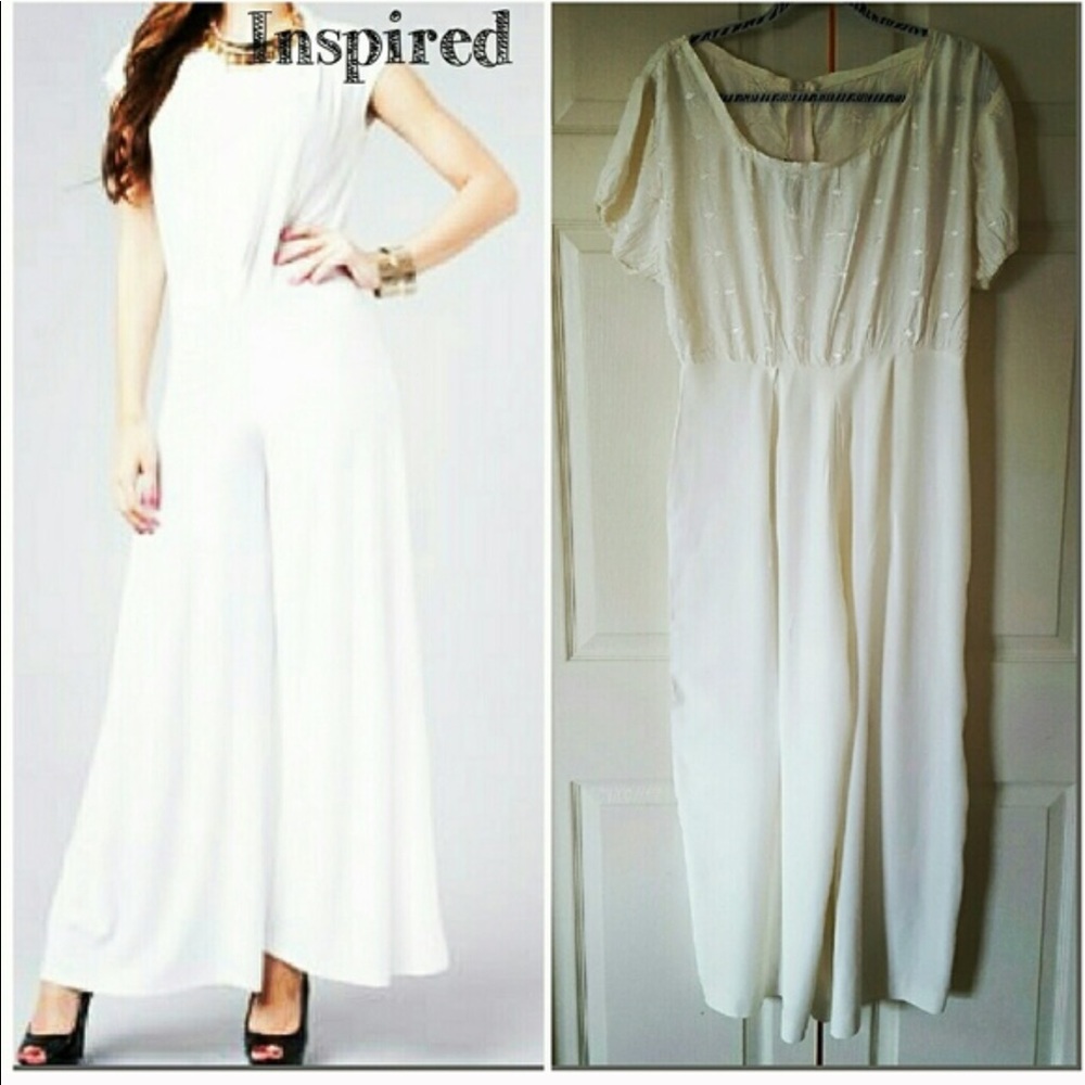Vintage white jumpsuit