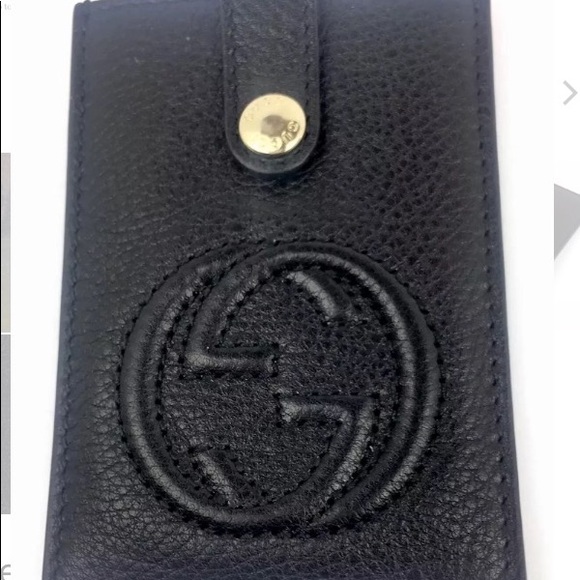 Authentic New Gucci Soho Black leather card case - Picture 6 of 6