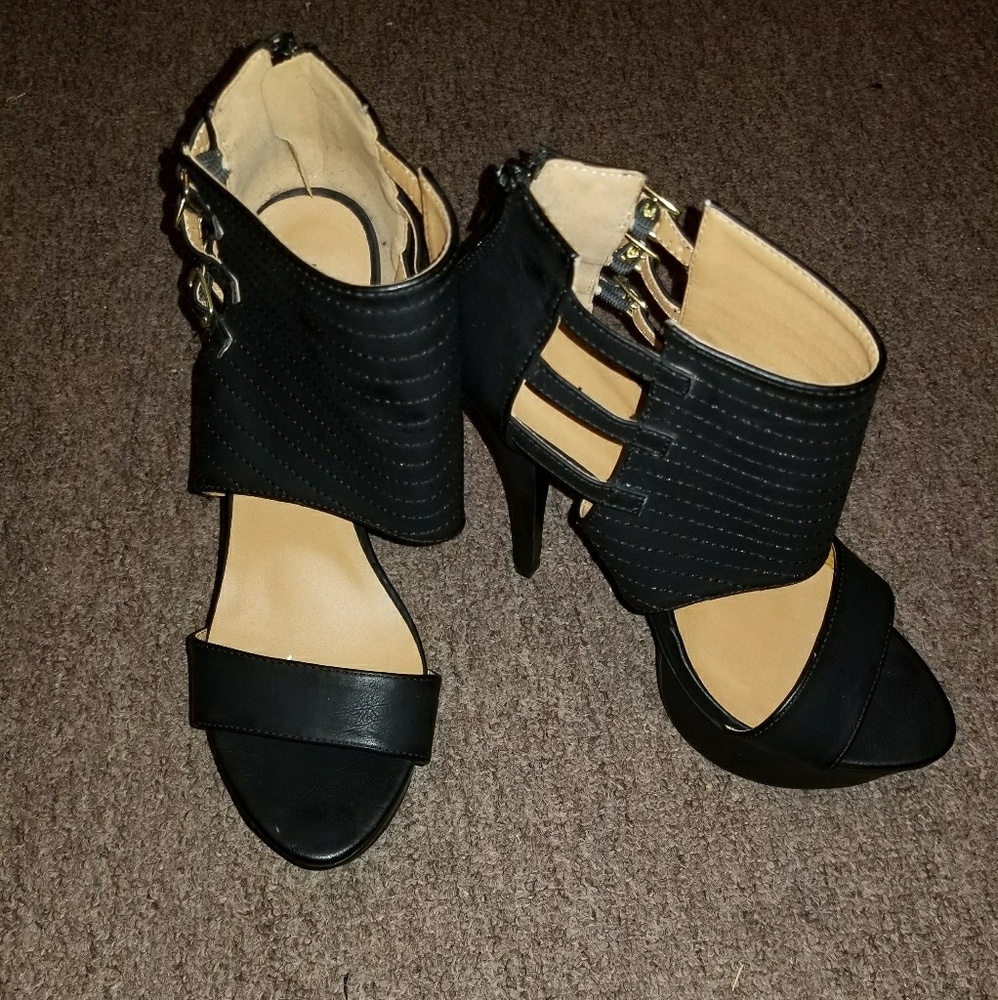 Bebe Black Heels