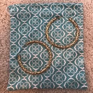 Kendra scott gold hoops