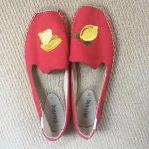 Soludos flats - like new, only worn once!