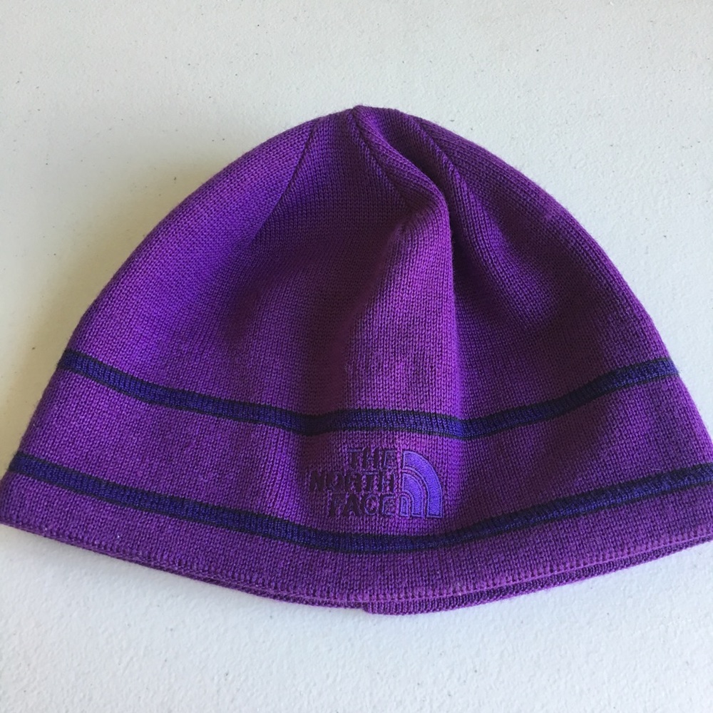The North Face Unisex Purple Beanie - Picture 1 of 5