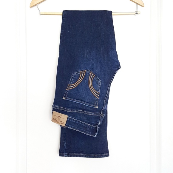 Hollister Denim - Hollister dark wash boot cut jeans