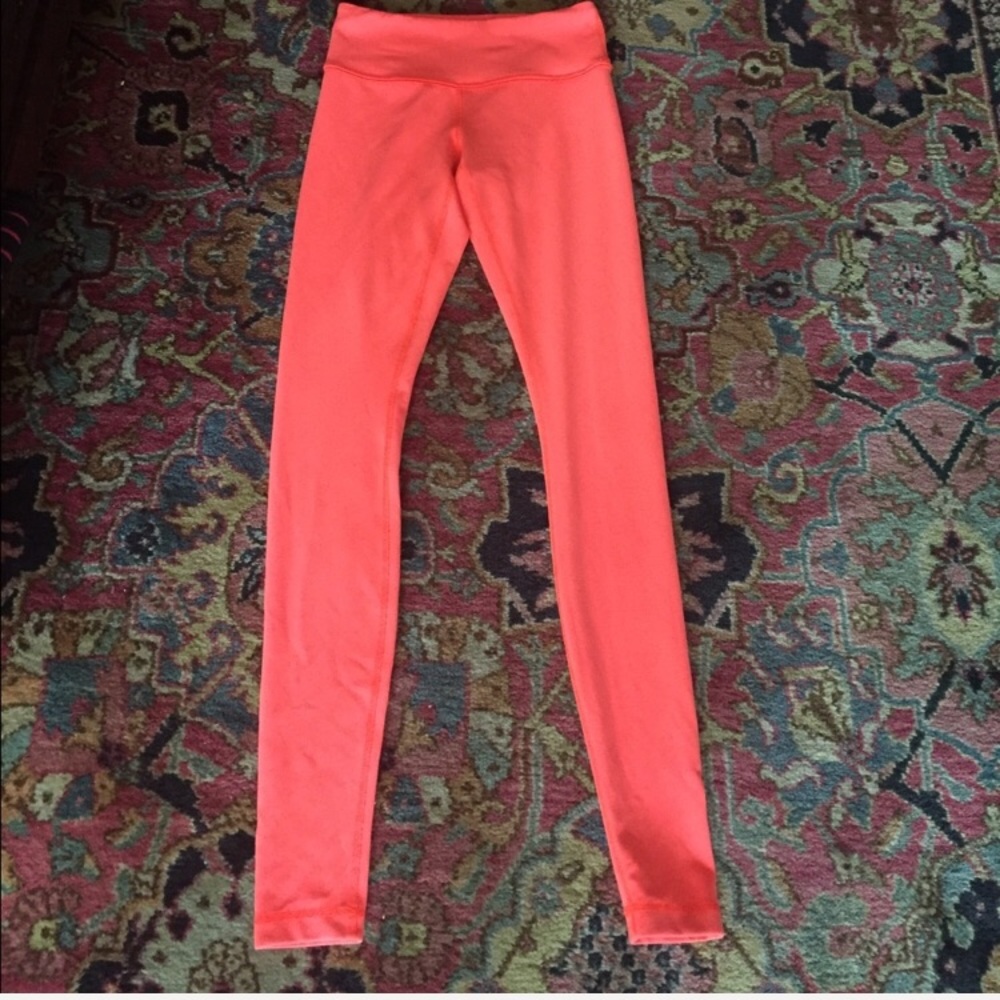 Orange LuLuLemon leggings
