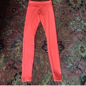 Orange LuLuLemon leggings