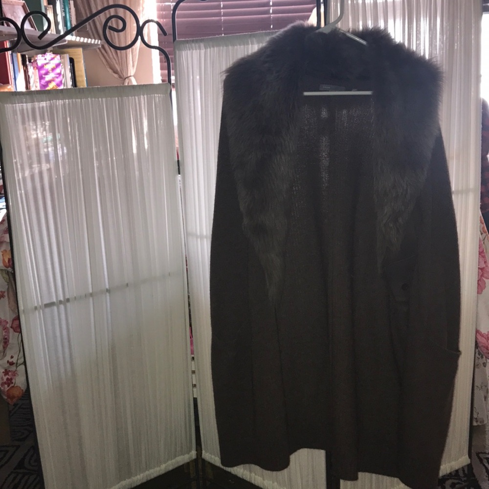 Yak fur Vince  Cardigan