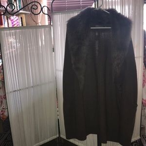 Yak fur Vince  Cardigan