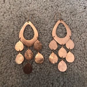 Marcia Moran rose gold earrings