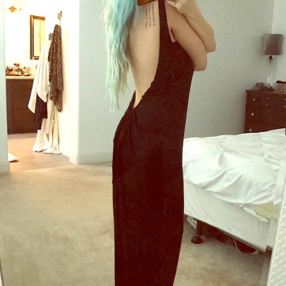 Backless dress from boutique