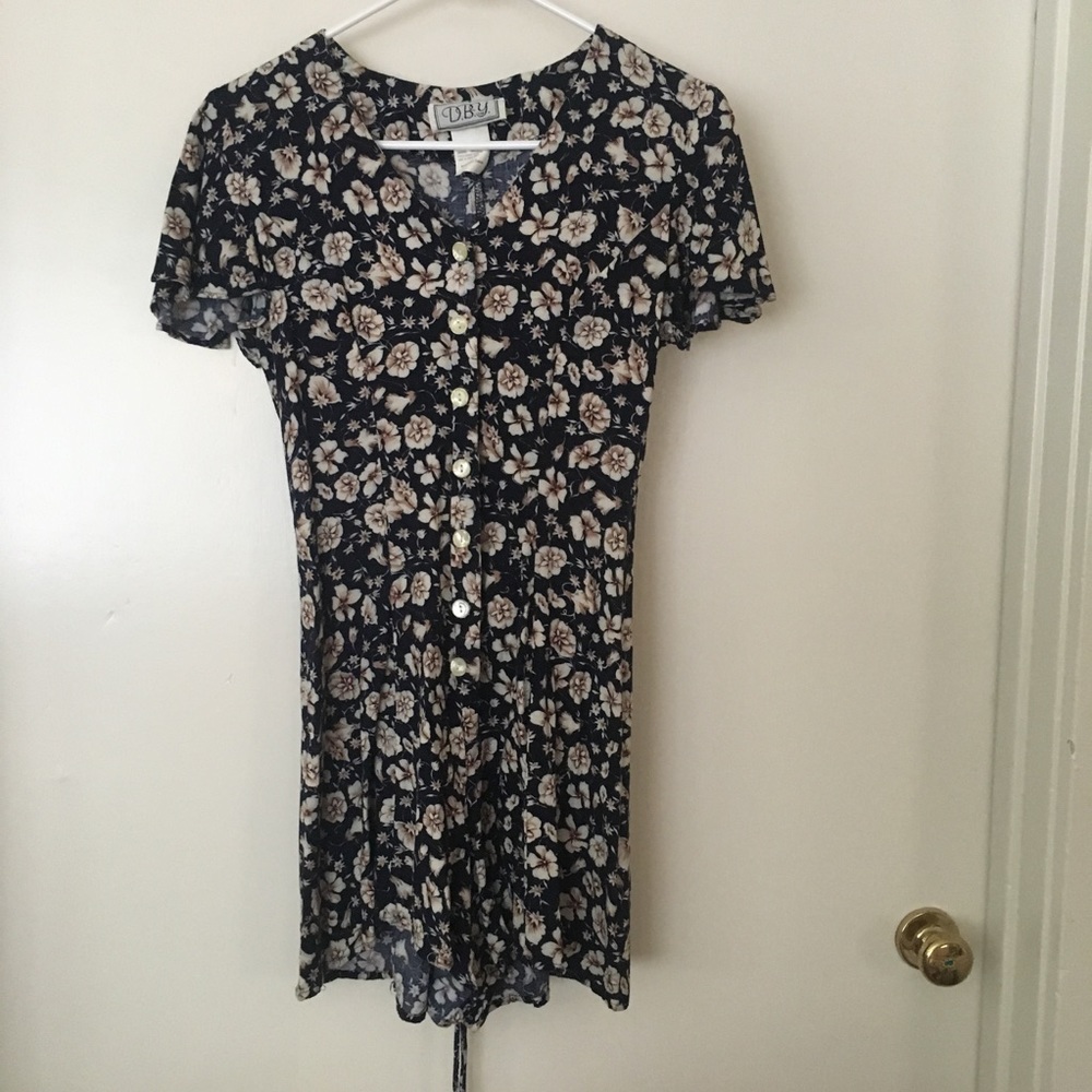 Vintage floral romper