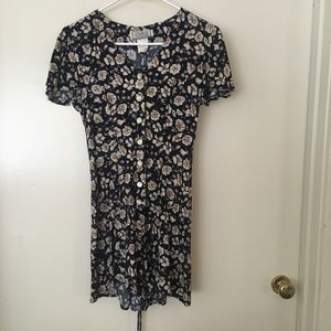 Vintage floral romper