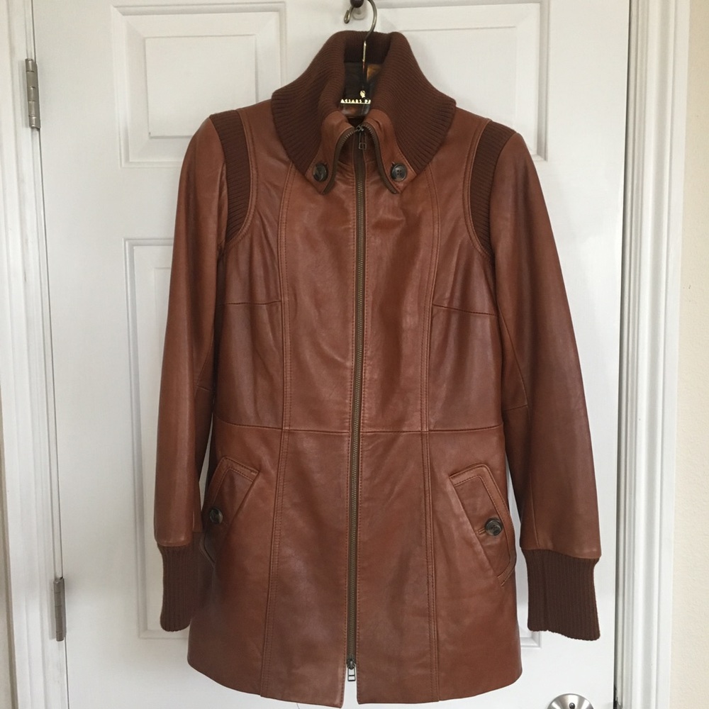 A genuine leather DANIER  jacket