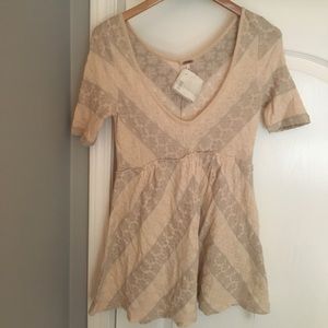 Free People Short Sleeve Tunic