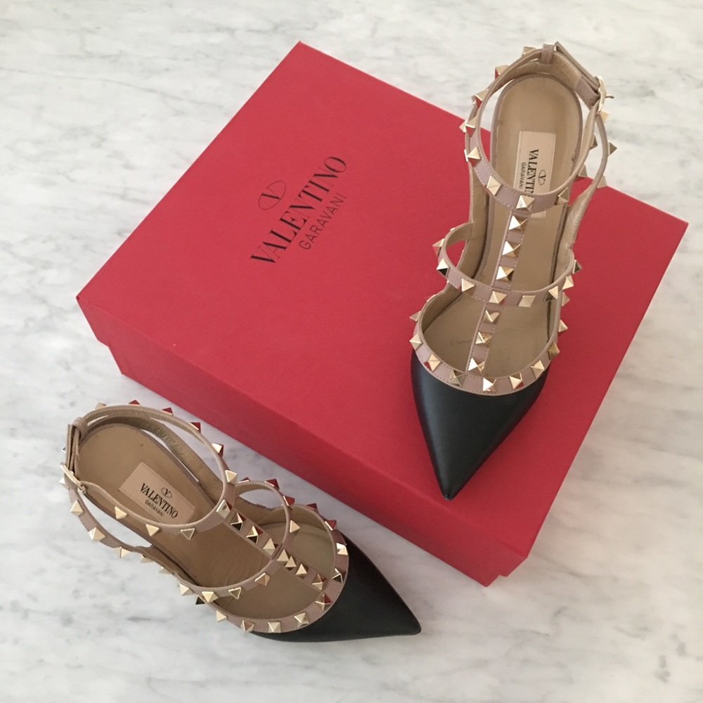 Valentino rock stud pumps 36.5 - Picture 2 of 4