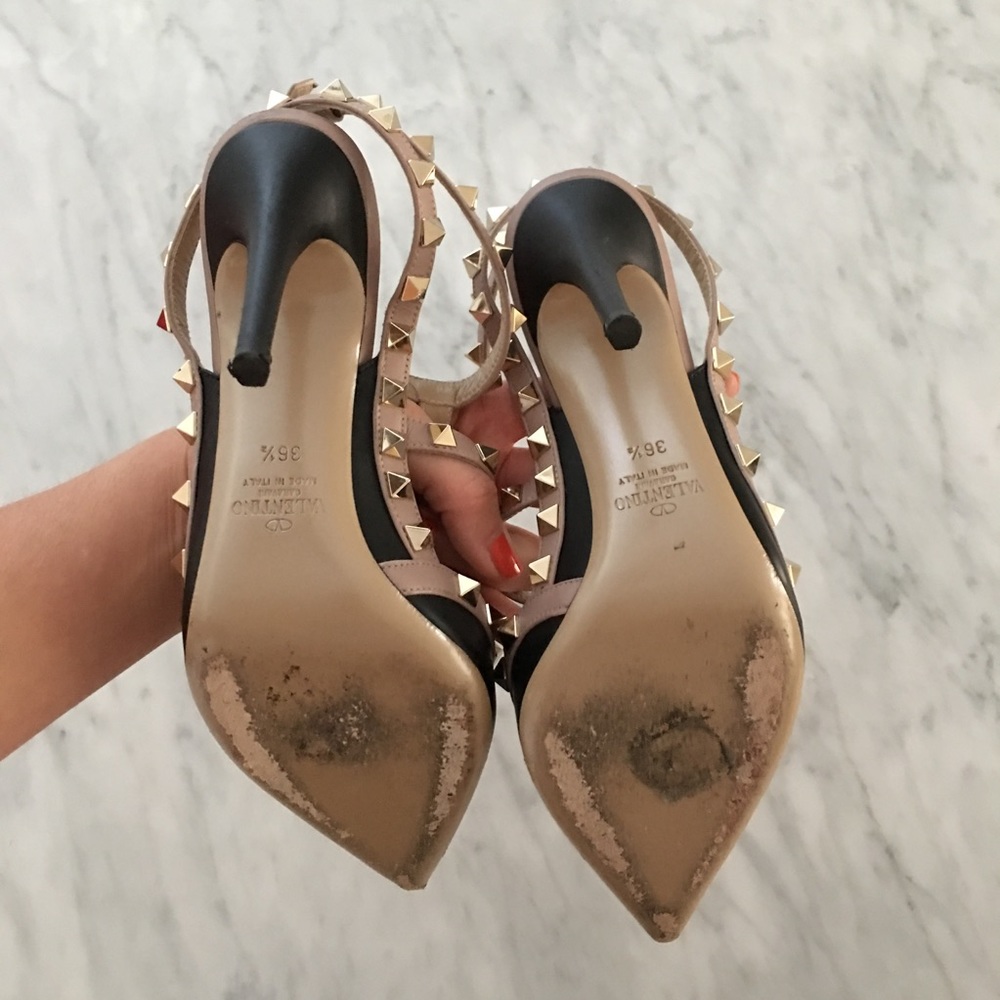 Valentino rock stud pumps 36.5 - Picture 4 of 4