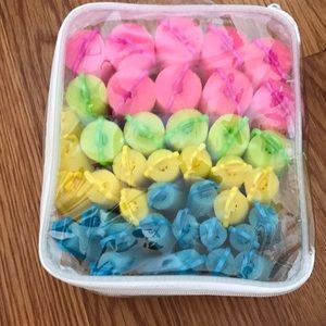 Soft hair curler sponges.