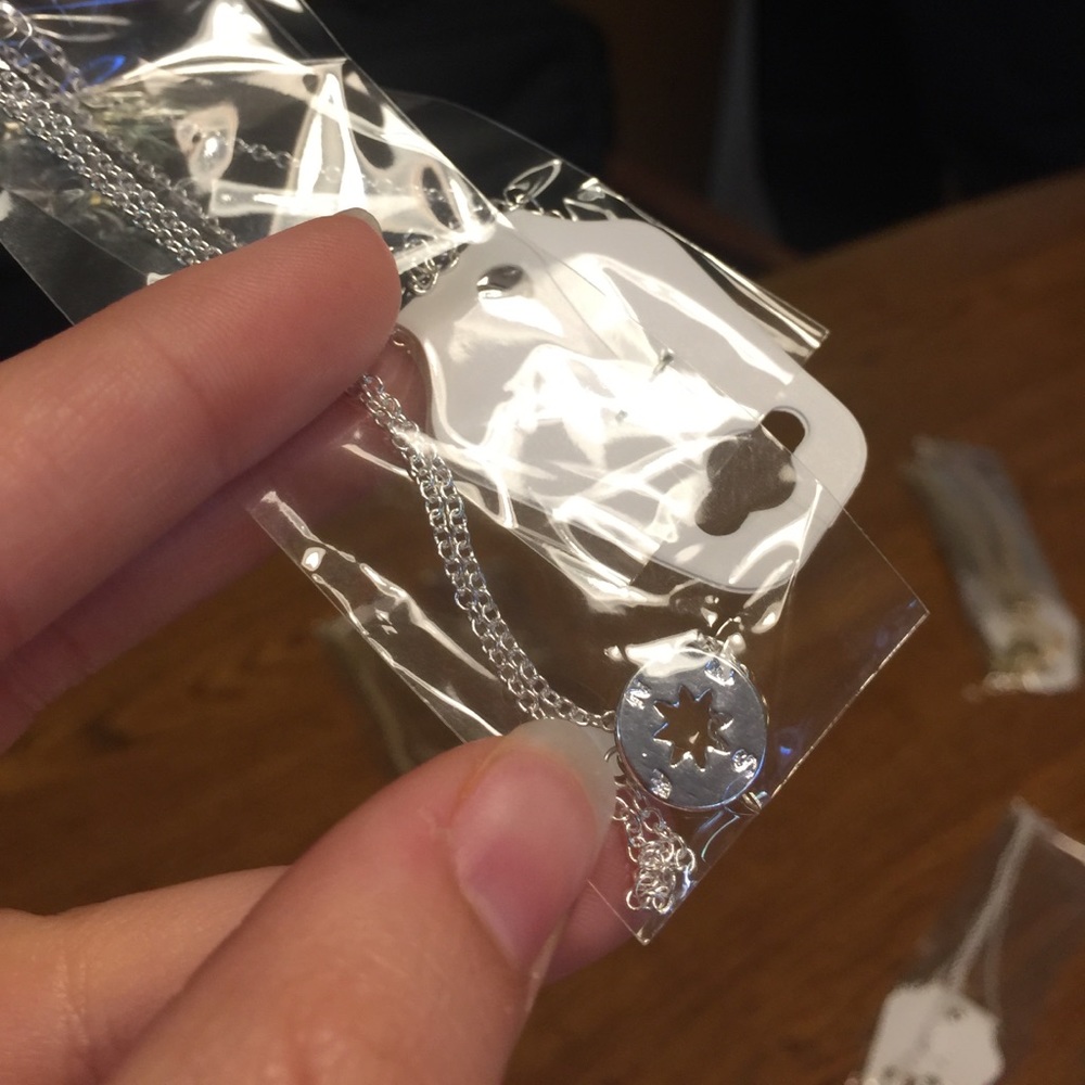 NWT Gold or Silver Mini compass necklace - Picture 2 of 3