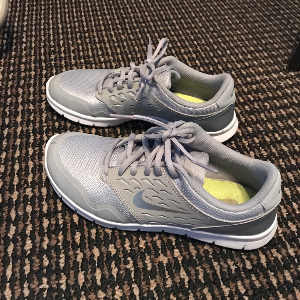 Nike Sneakers, grey and white, minimal use, size 7