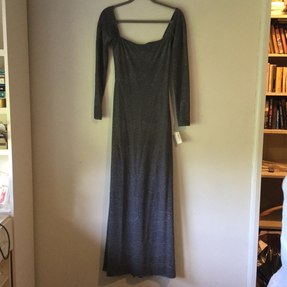 SILVER EVENING GOWN🌟NWT