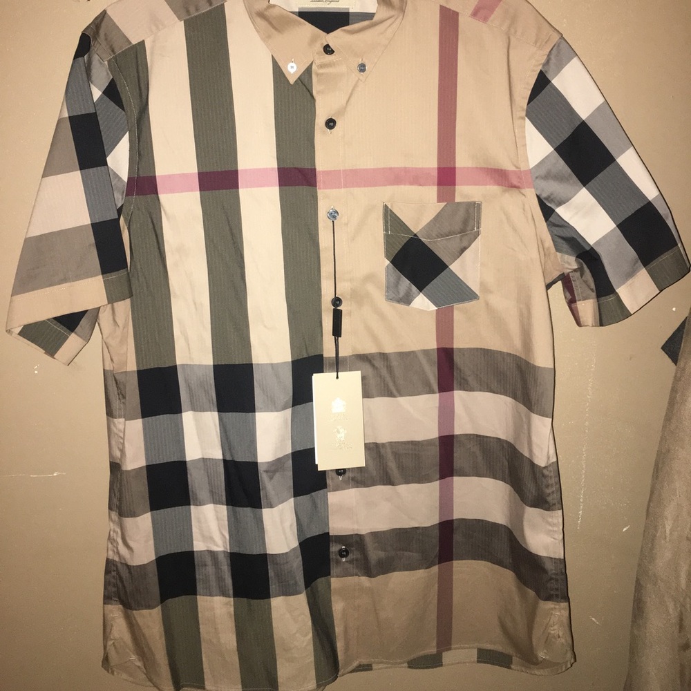 Burberry Short-sleeve Check Shirt
