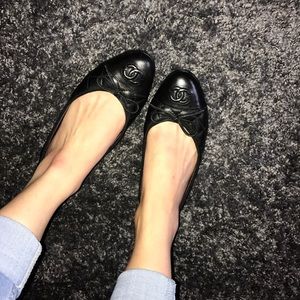 💯❤️ CHANEL Ballerinas Black Lambskin
