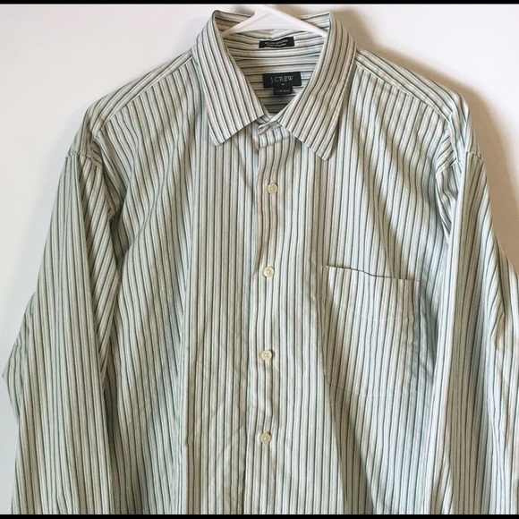 J. CREW 80's 2-Ply Casual Shirt Large 16 - 16 1/2 - Picture 3 of 4