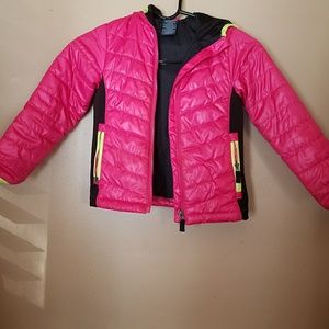 Girls Pink Faded Glory Winter Coat XS 4/5