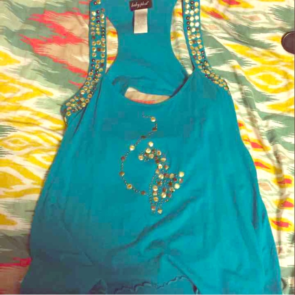 Diamond Studded Baby Phat Tank