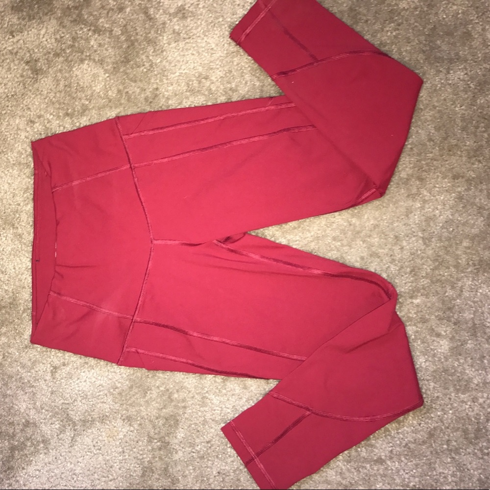 Red VSX Sport Knockout Leggings