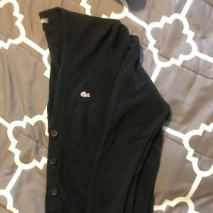 LACOSTE BLACK CARDIGAN, Classic!