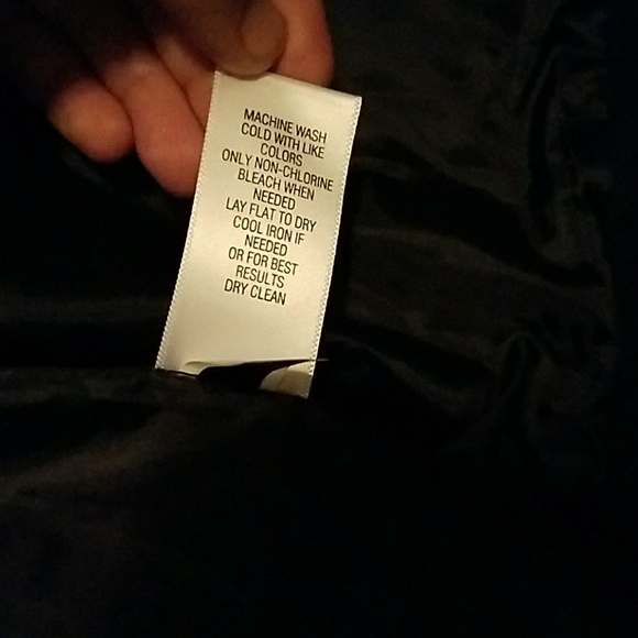 NWT Croft & Barrow Black Hooded Peacoat - Picture 6 of 7