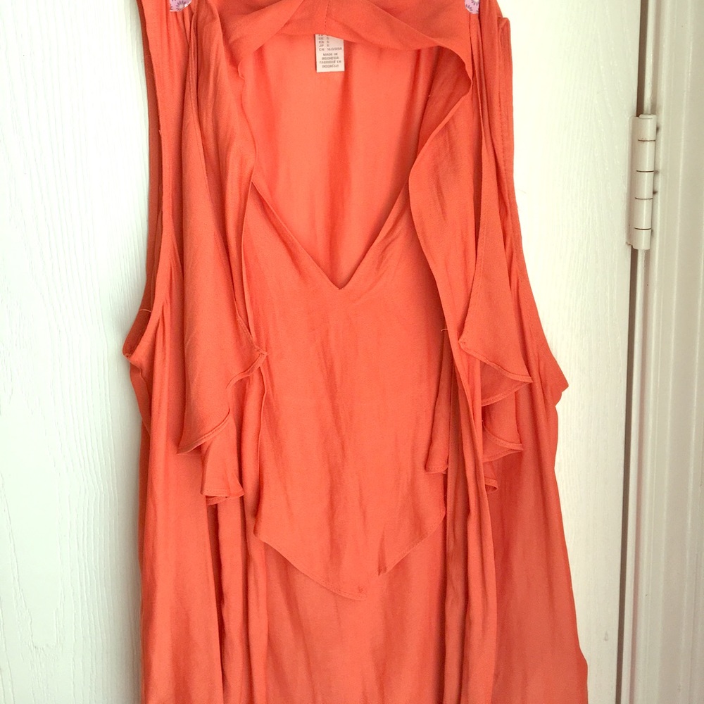 Forever 21 ruffled blouse tank top