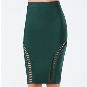 Bebe midi bandage skirt