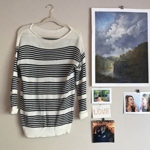 Pullover striped sweater