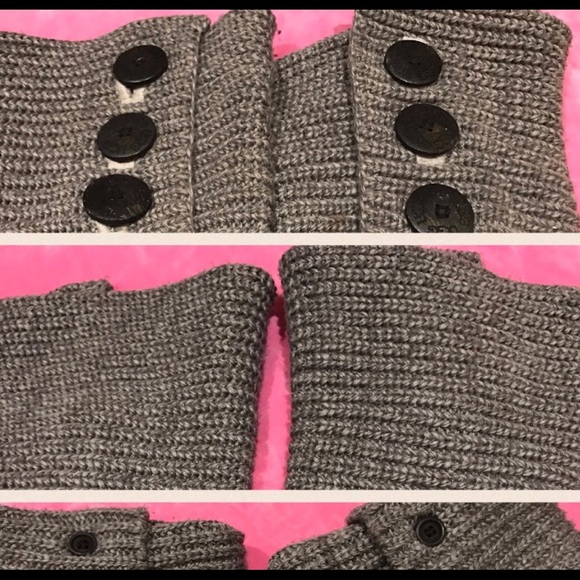 (SOLD) UGG Grey Tall Sweater Boots - Picture 4 of 4